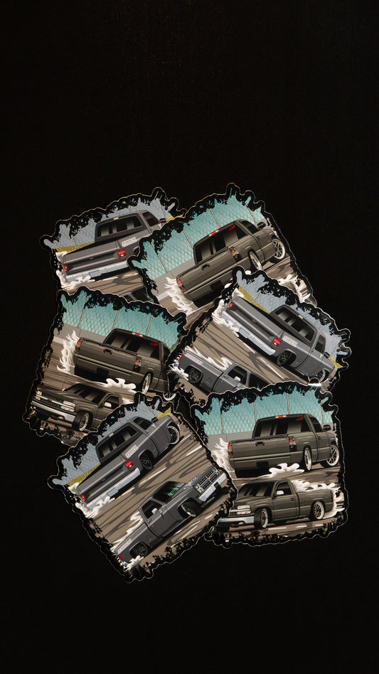 Burnout Trucks Stickers